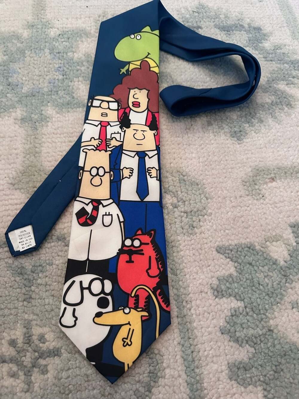 NWT “Dilbert & Gang” Cartoon Character Novelty Necktie by Ralph Marlin